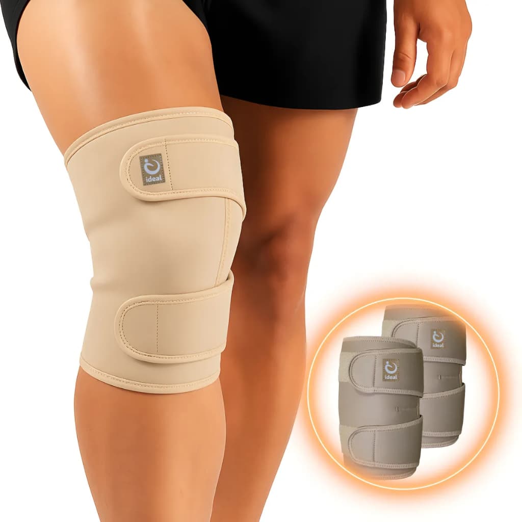 Kit 2 Joelheira Compressão Ortopédica Crossfit Academia Vôlei Esportiva Artrose Joelheira Articulada