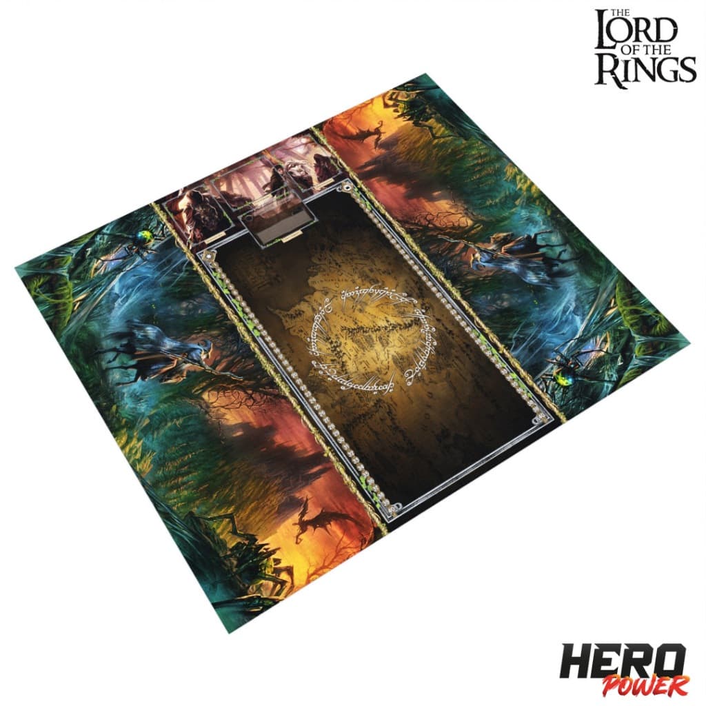 Playmat O Senhor dos Anéis Cardgame LCG | Gandalf Cinzento | Lona Vinil 60x70cm | Jogo de Cartas