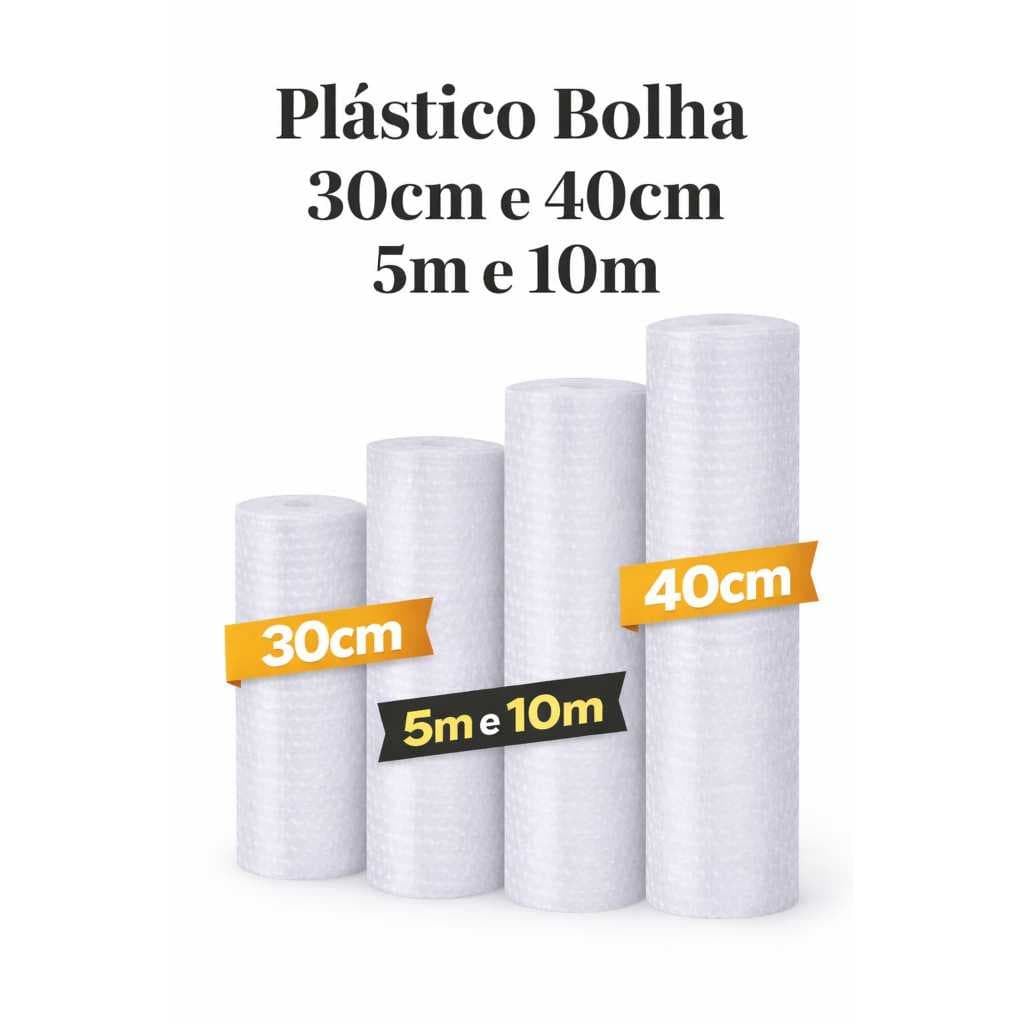 Plástico Bolha  de 30cm ou 40cm por  5m ou 10m  Proteção para E-commerce e Mudanças- Envio Rápido