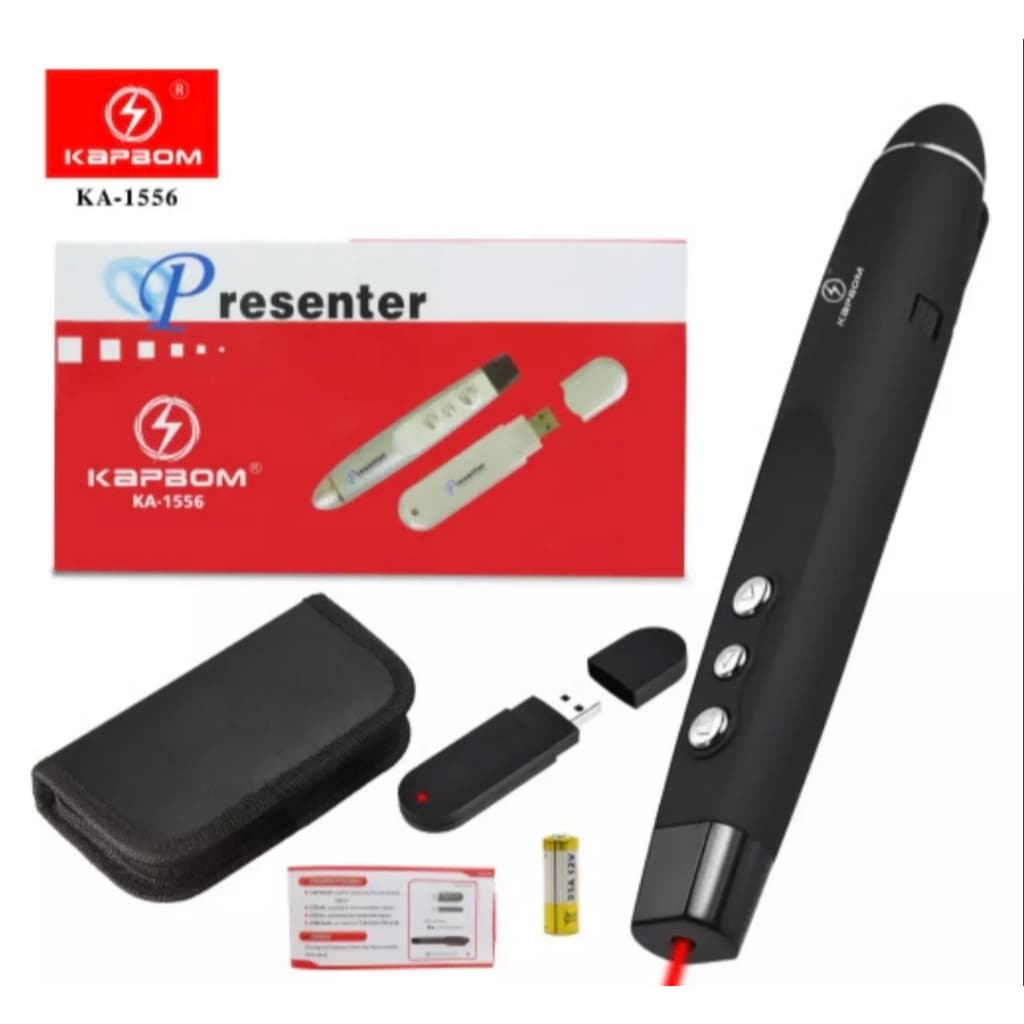 Caneta Laser Power Point Apresentação Slides Controle S/ Fio KAPBOM KA-1559