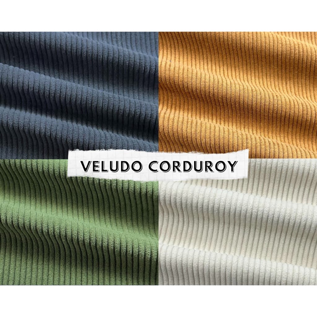 Tecido Veludo Corduroy 6 Canais / Veludo Cotelê 1,50x1m cod. 670