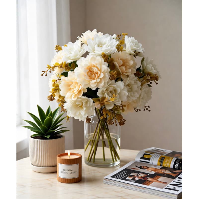 Flor de Dália artificial RM-2507