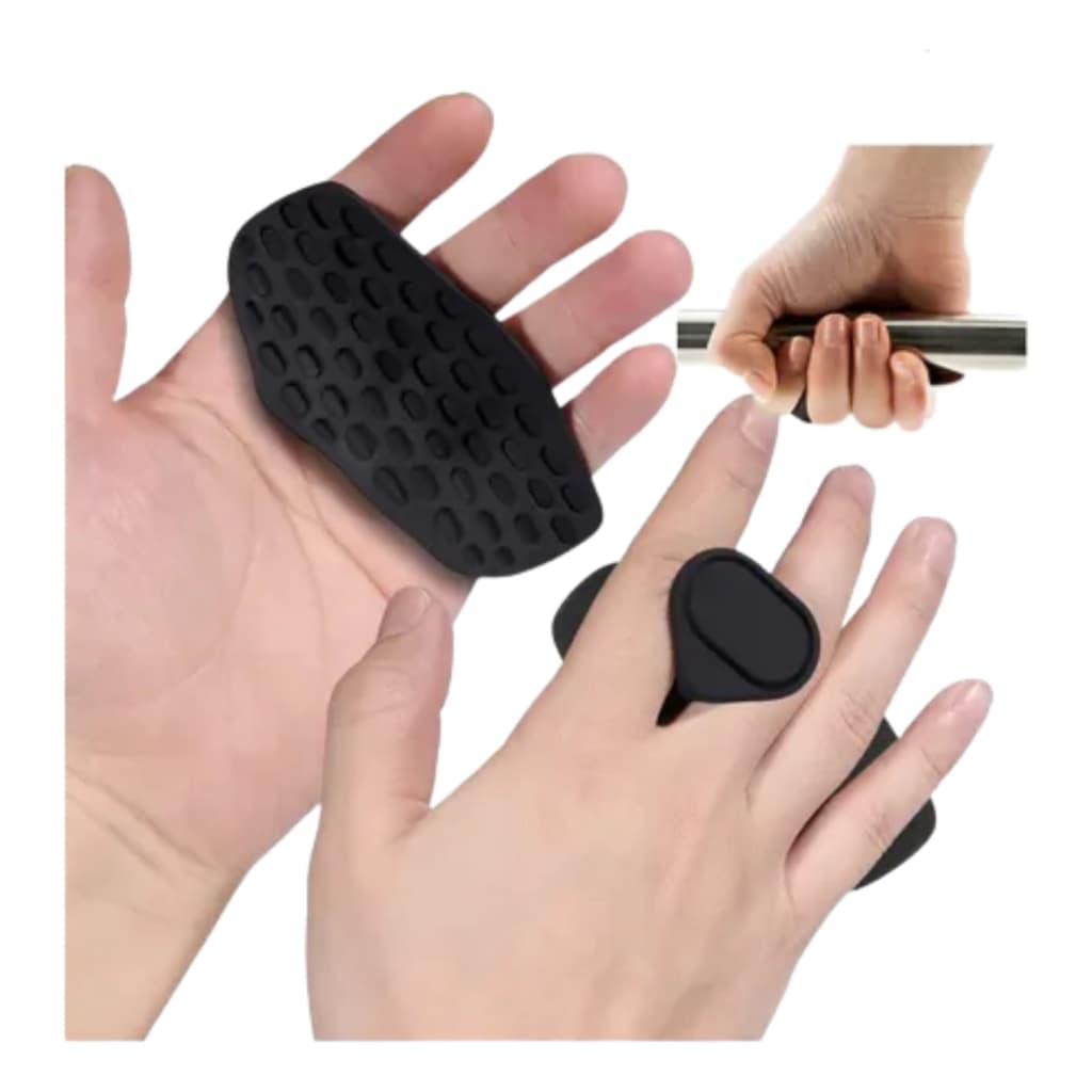 Par Luva De Academia Para Musculação Treino Antiderrapante Grip Silicone Ergonômico