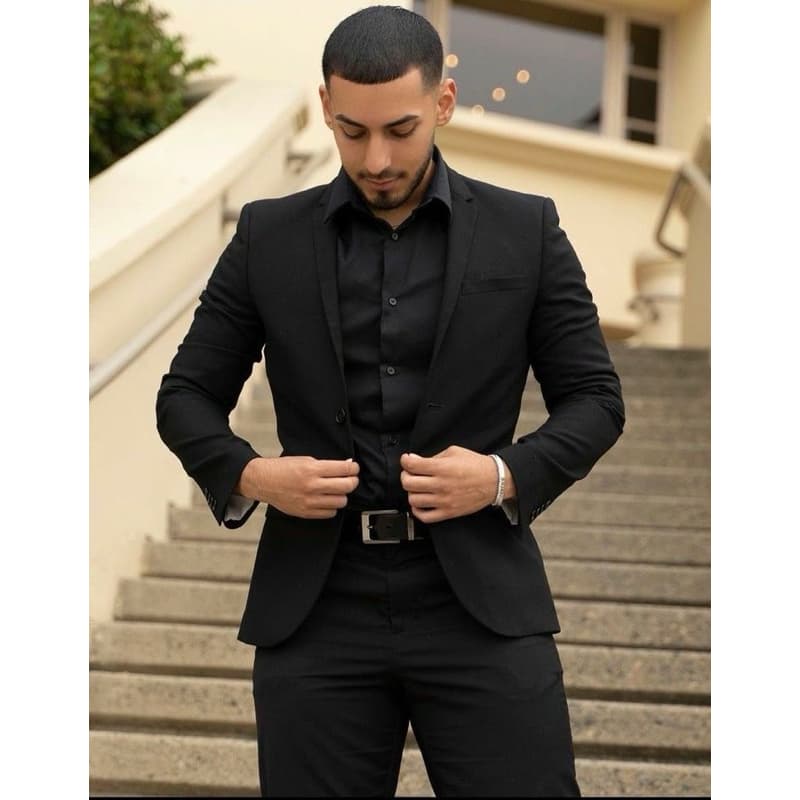 Terno Masculino Oxford Slim Premium Moda Social Corte Italiano