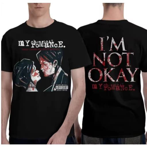Camisa My Chemical Romance – Edição Limitada – Algodão Premium Unissex Rock Emo