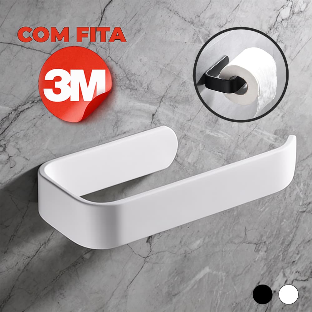 Suporte De Rolo De Papel Higiênico Acessórios Banheiro Branco