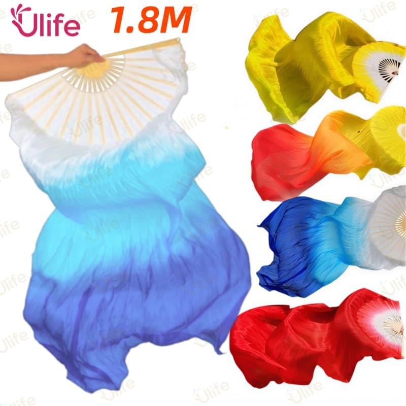 Fan Véu Leque Dança Do  1,8 Metros De Dança do Ventre, 1,8 Metros De Do Ventre Cigana Poliéster-UF
