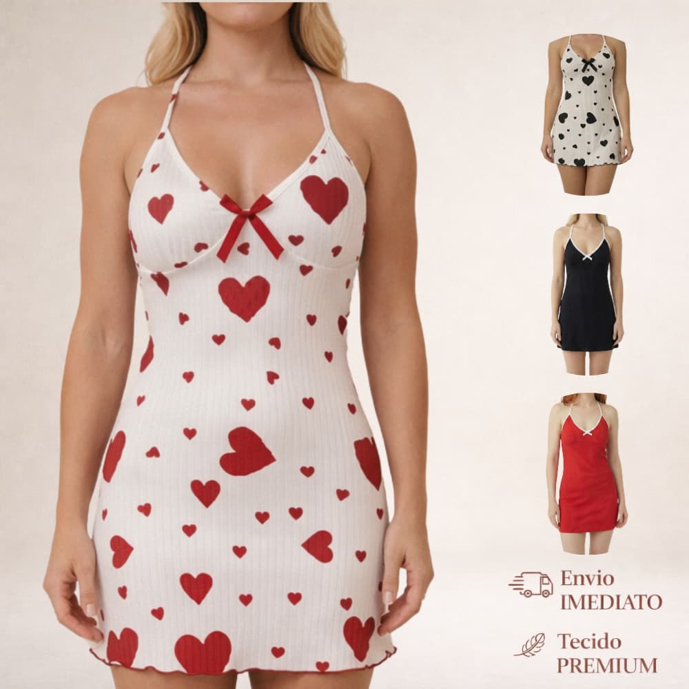 Camisola Baby Doll Feminina Sem Bojo, Costa Nua, Estilo Blogueirinha Sensual