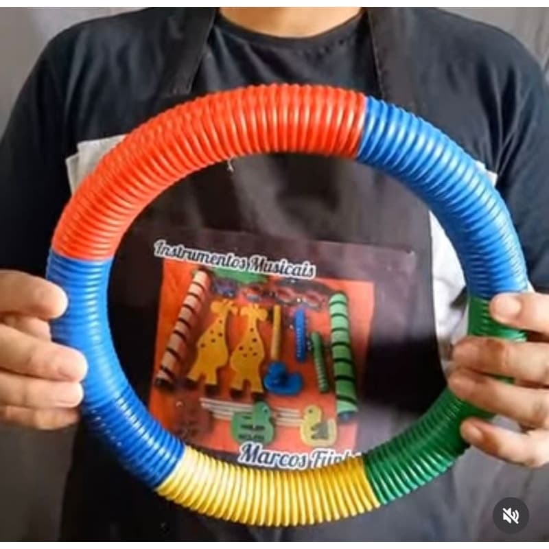 Circulo de chuva Grande chocalho musicalização infantil contação de histórias