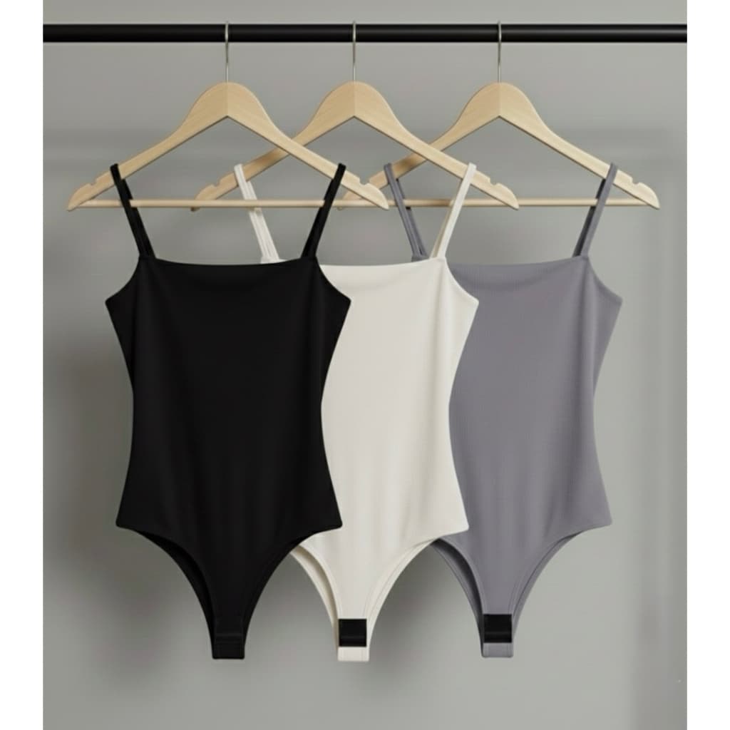 Body Feminino Suplex Alcinha Forrado Básico Regata