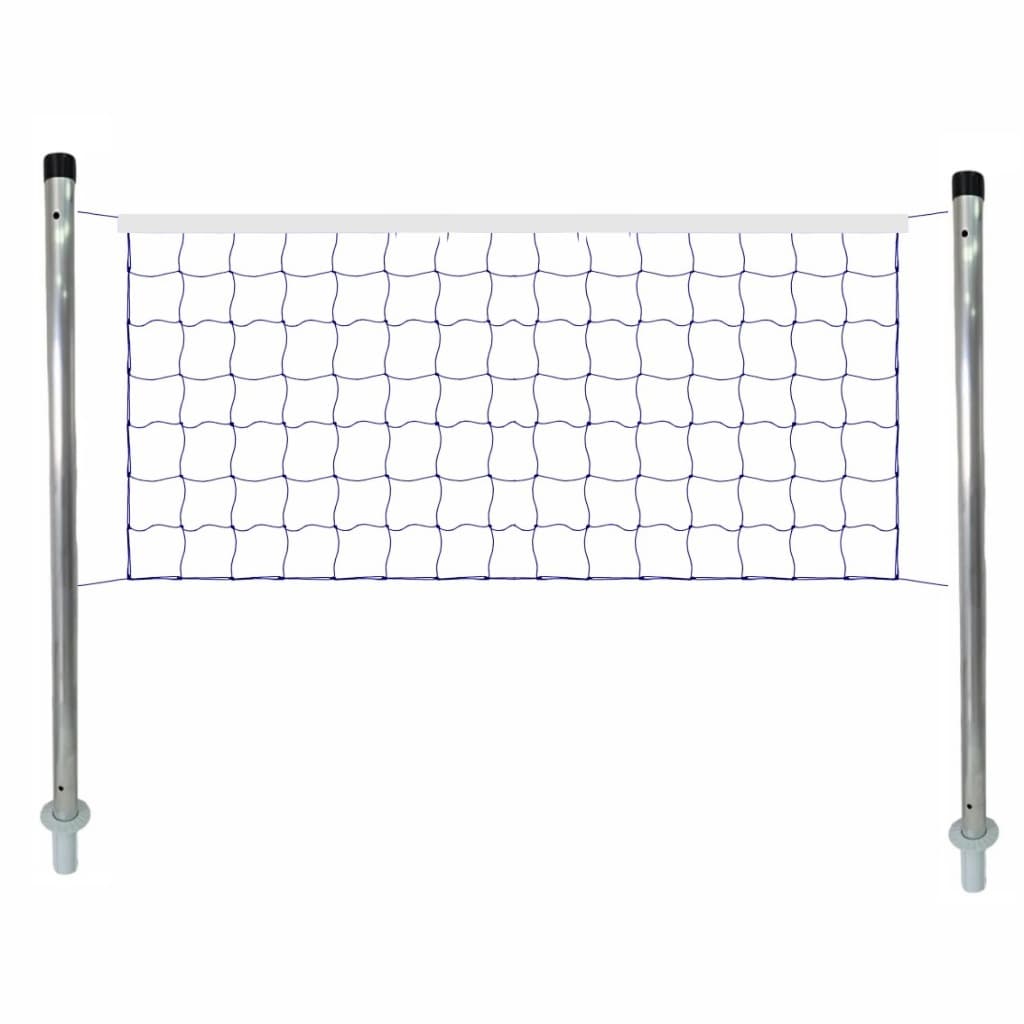 KIT BIRIBOL E VOLEI PARA PISCINAS HASTE EM ALUMINIO + CHUMBADOR E REDE 3 METROS