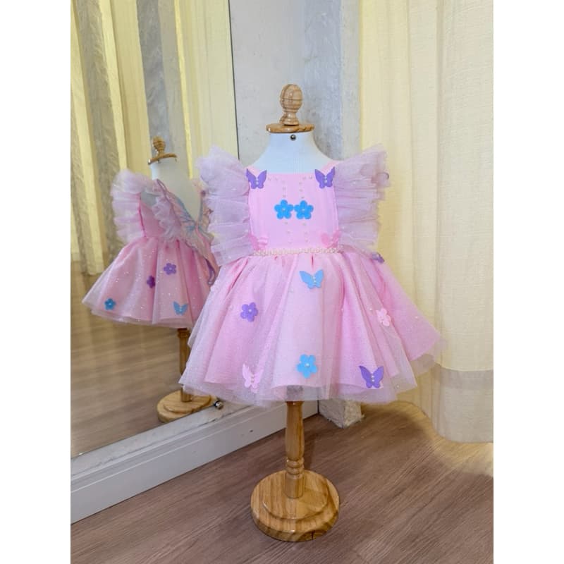 Vestido jardim encantado asa fixa