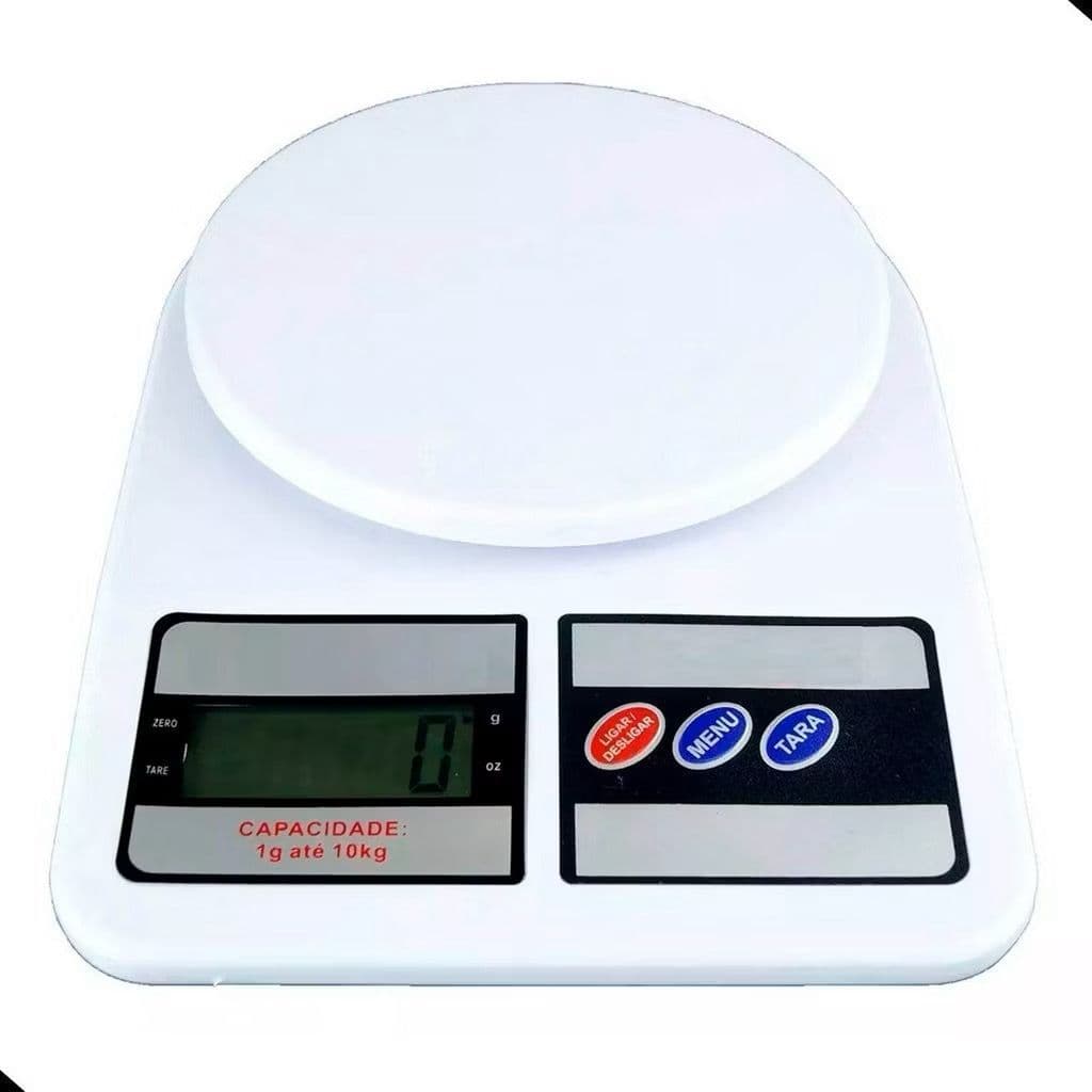 Balança Digital De Cozinha Alta Precisão Portátil Versátil Para o Dia Dia 10kg | Envio Imediato