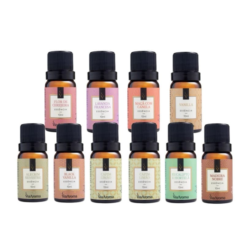 Essência Via Aroma 10ML para aromatizador de ambientes