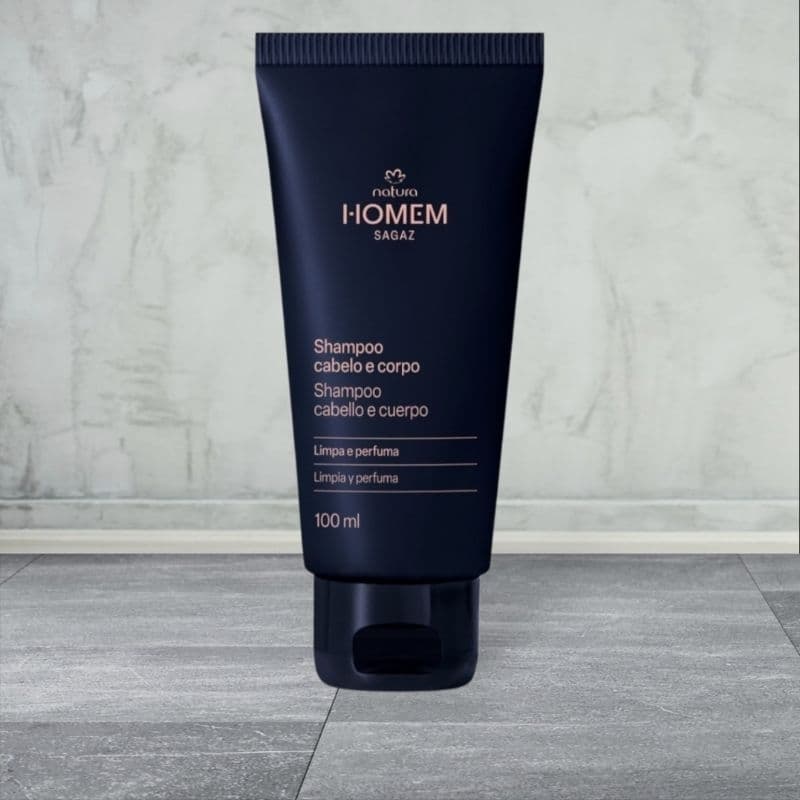 Shampoo Cabelo e Corpo Natura Homem Sagaz 100 ml (Masculino)