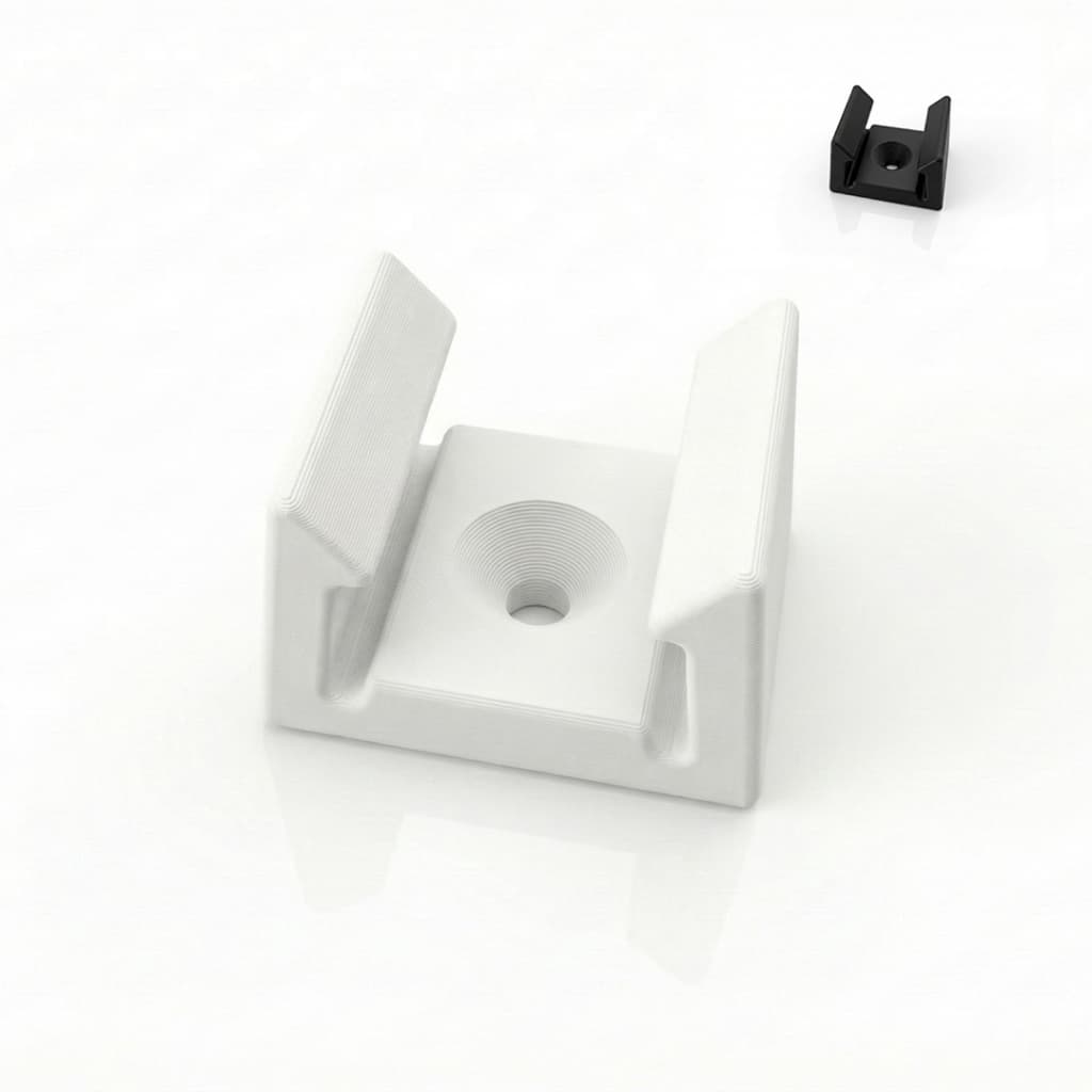 Kit Com 10 Presilhas P/ Fixação Instalação De Fita Mangueira Led Neon 5mm 12v Resitente Forte