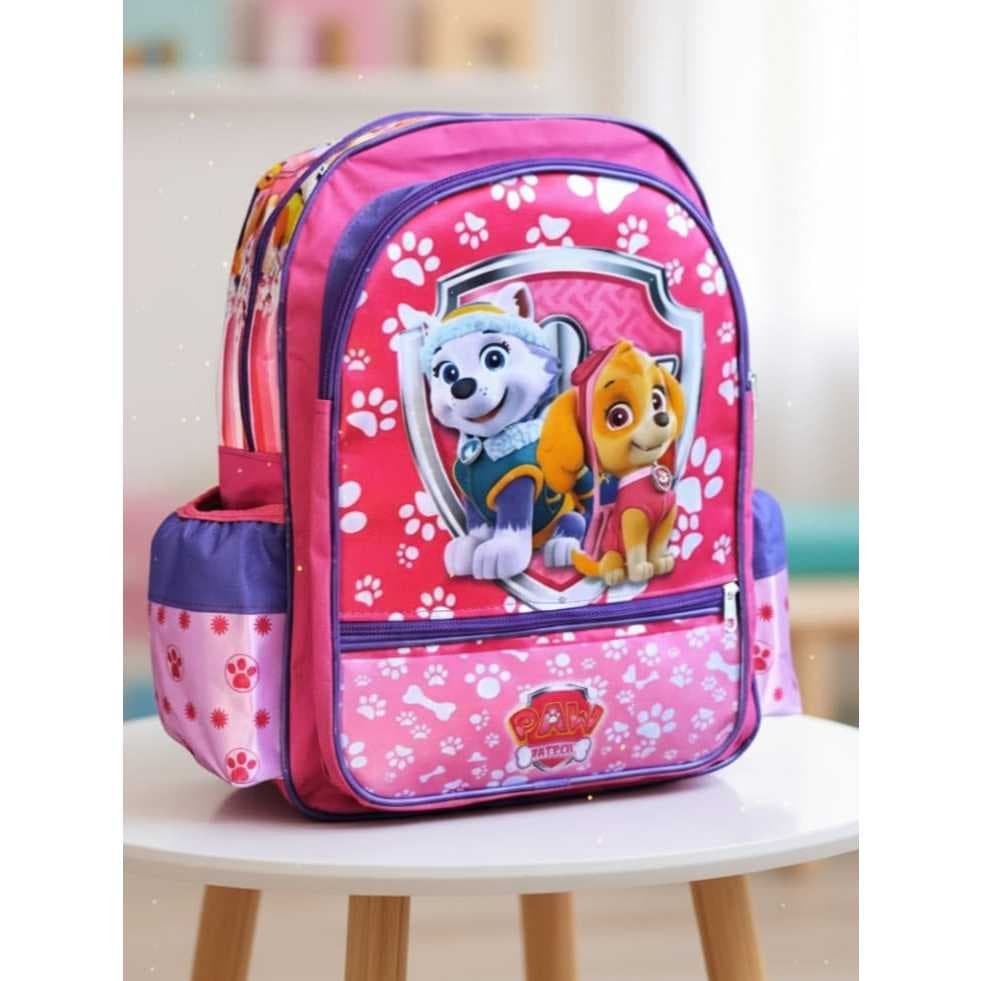 mochila infantil de personagen menina patrulha canina