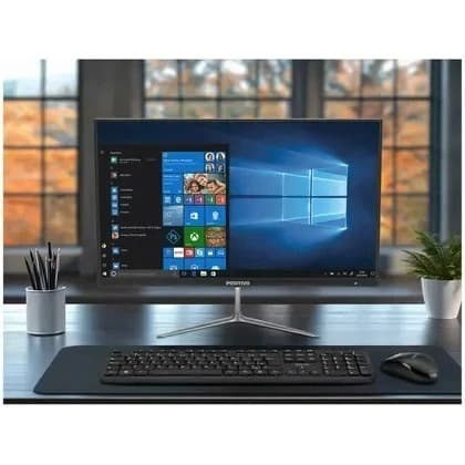 Computador All in One Positivo Union C4128A-21 - Intel Celeron Dual-Core 4GB 128GB SSD LED 21,5”