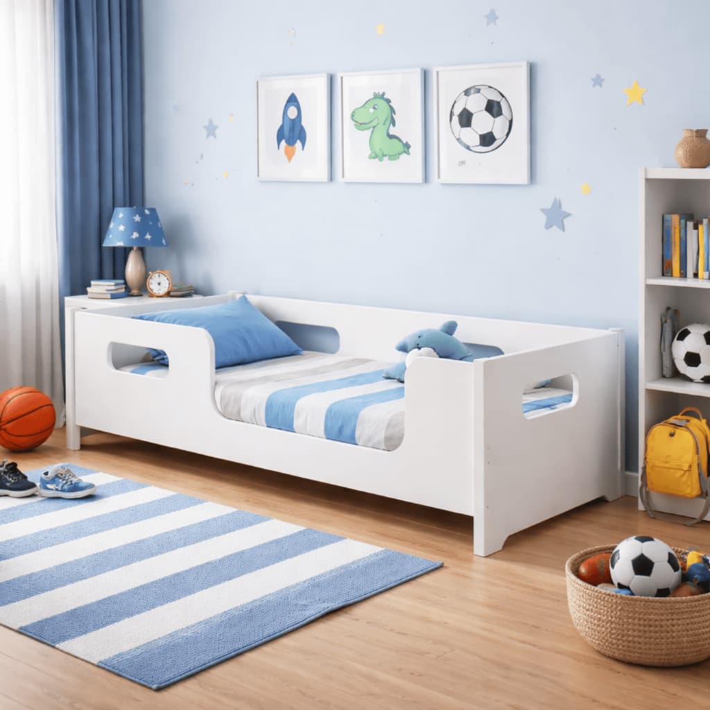 Cama Infantil Montessoriana Com Colchão Menina Menino Solteiro Juvenil