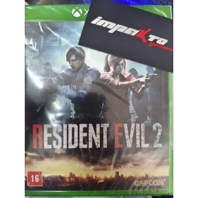 resident Evil 2 Remake mídia física Xbox One lacrado