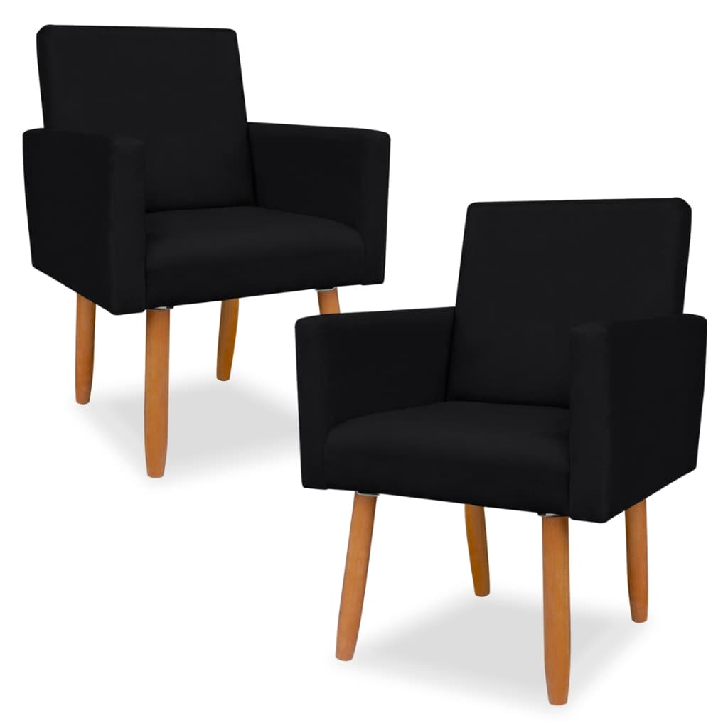 Pronta Entrega- Kit 2 Poltrona para Sala Decorativa Nina Quarto Casa Recepção Barbearia Consultório Sala de Espera