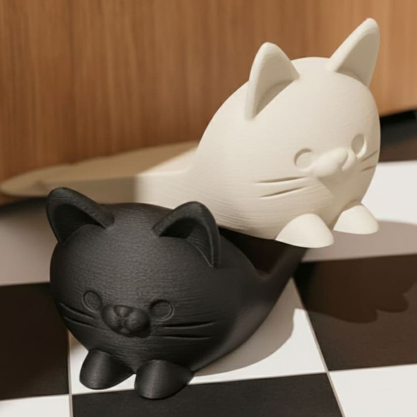 Suporte Trava Porta Gatinho Aparador Peso Trava Porta Cunha Calço Divertido Protetor de Porta