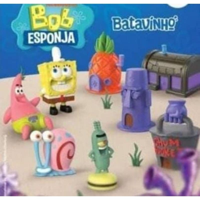Gogos batavinhos Bob esponja nova geração avulsos