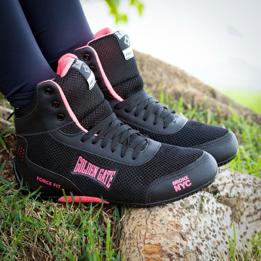 Tênis Botinha Force fit Golden treino, boxe, luta e academia