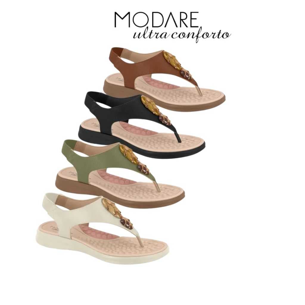Sandália Modare Feminina Casual Dedo Ultra Conforto 7174.123