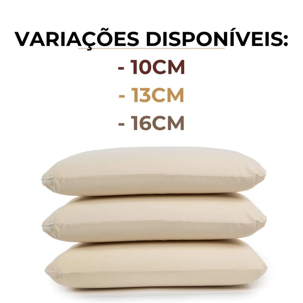 Travesseiro Nasa-X Original Viscoélastico Alto Antialérgico Antiácaro Macio
