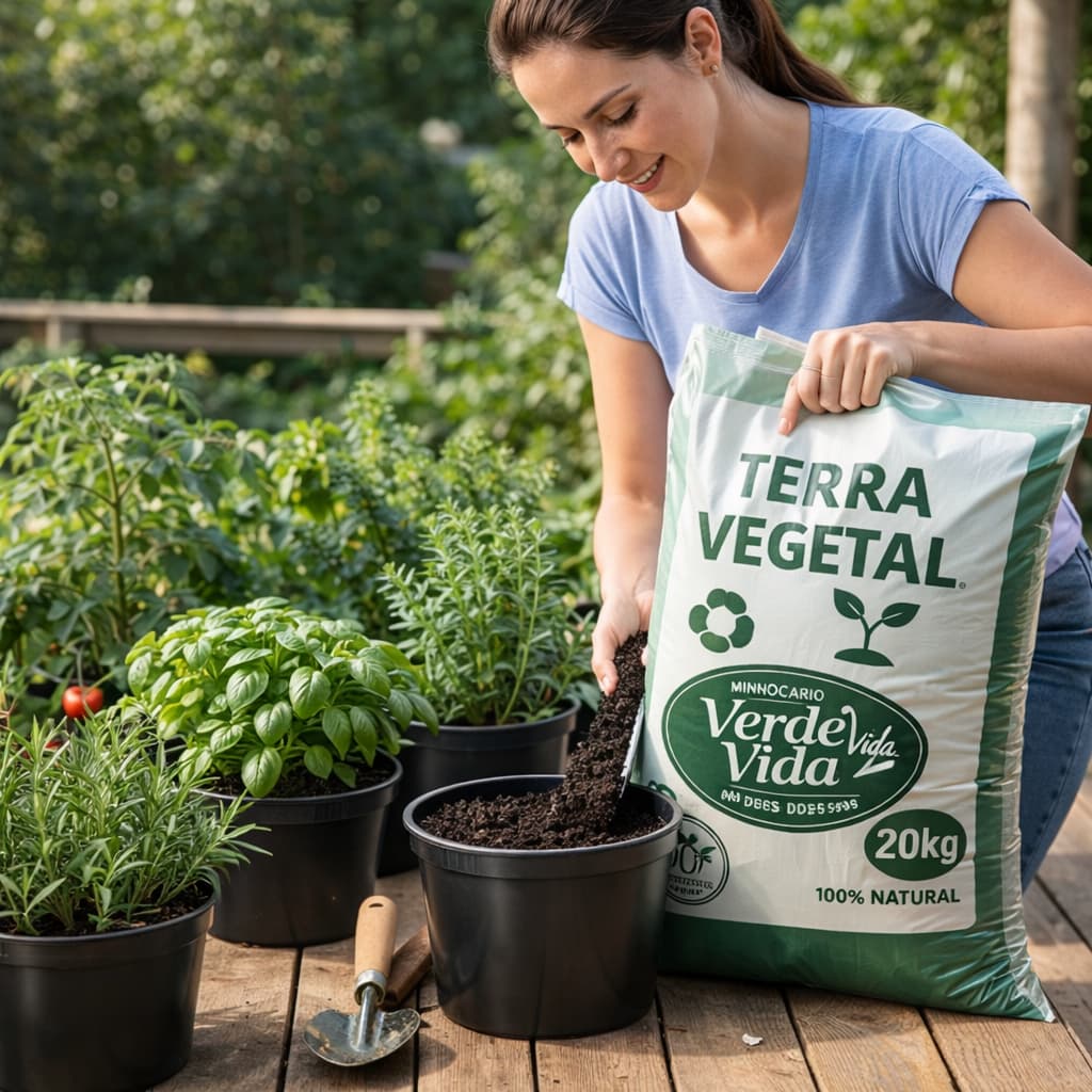 Terra Adubada, Substrato, Humos De Minha E Terra Vegetal