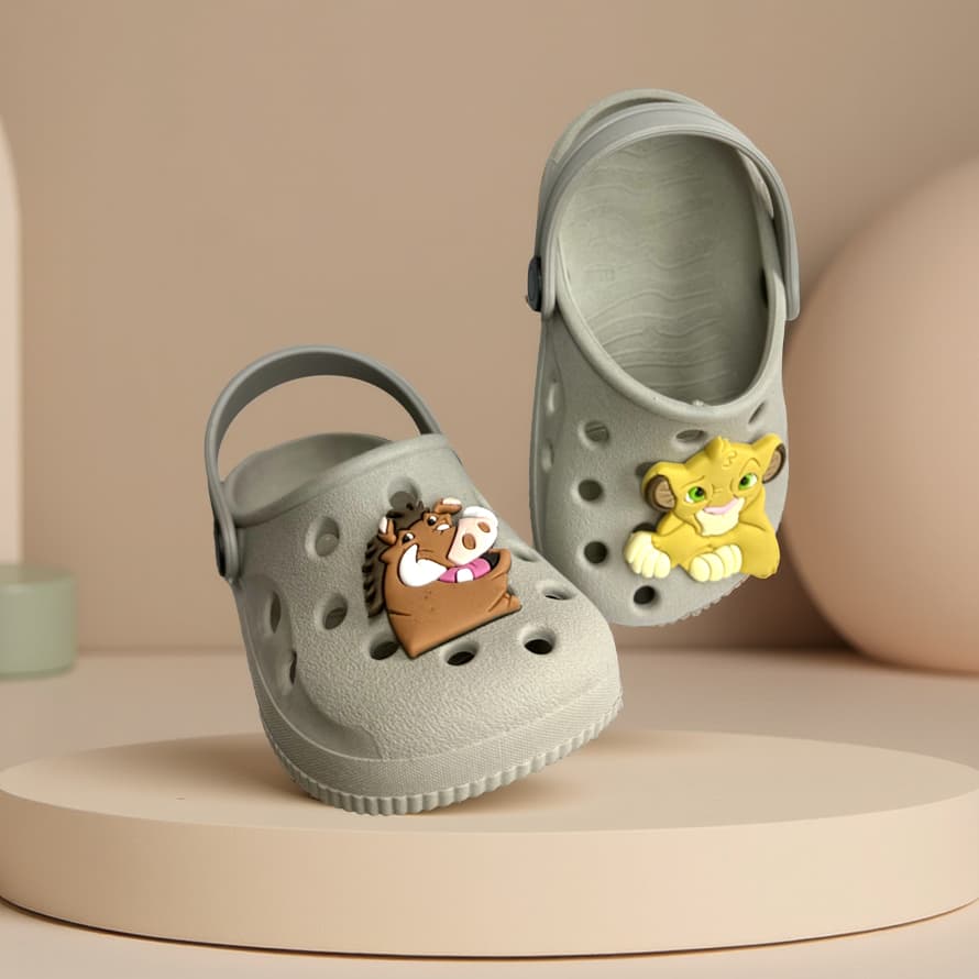 Babuche Sandália Unissex Infantil Masculino e Feminino Personagem Leão Confortável e Macio