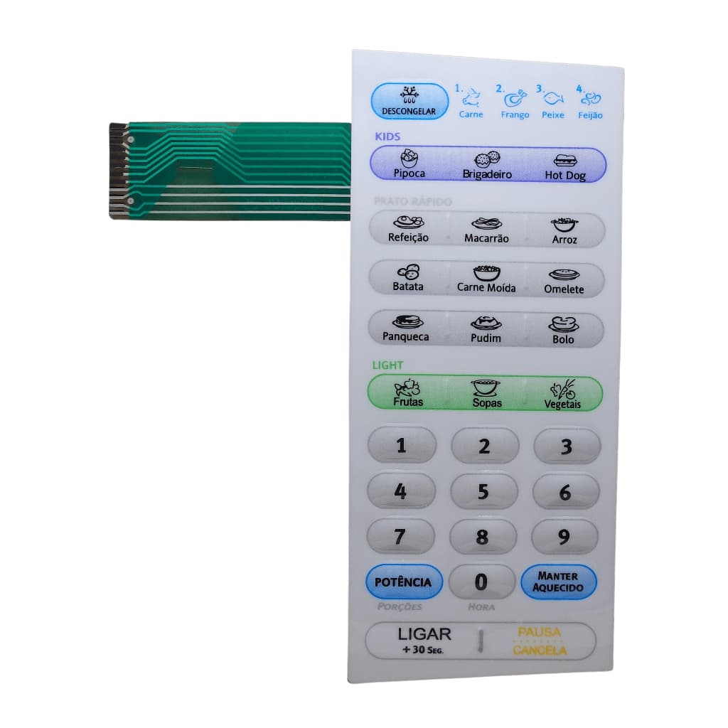 Membrana Teclado Microondas Electrolux ME28S