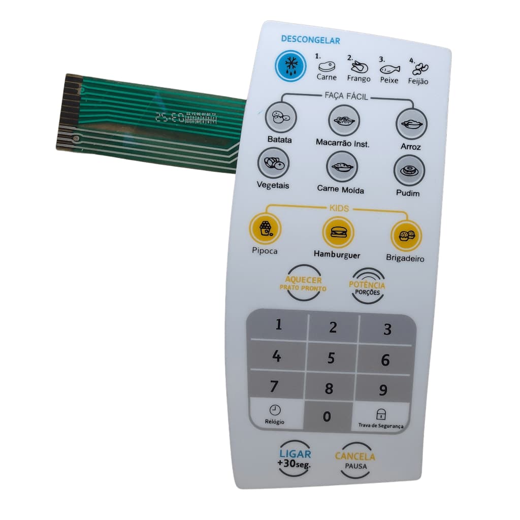 Membrana Teclado Microondas Electrolux MEF28
