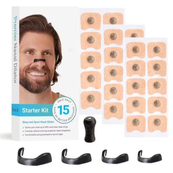 Expansor Nasal Anti-Ronco Para Respiração Silencioso e Confortável Anti-Ronco e Congestão