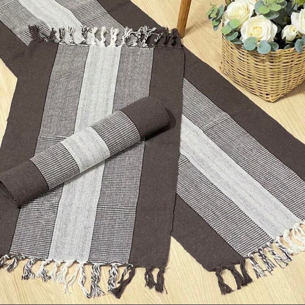 Jogo Cozinha Tapete Passadeira 3 Peças