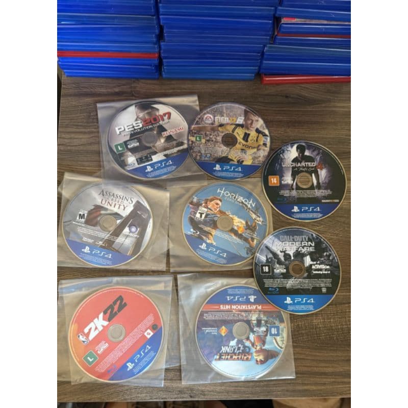 jogos de Playstation 4 PS4 Mídia física sem capinha