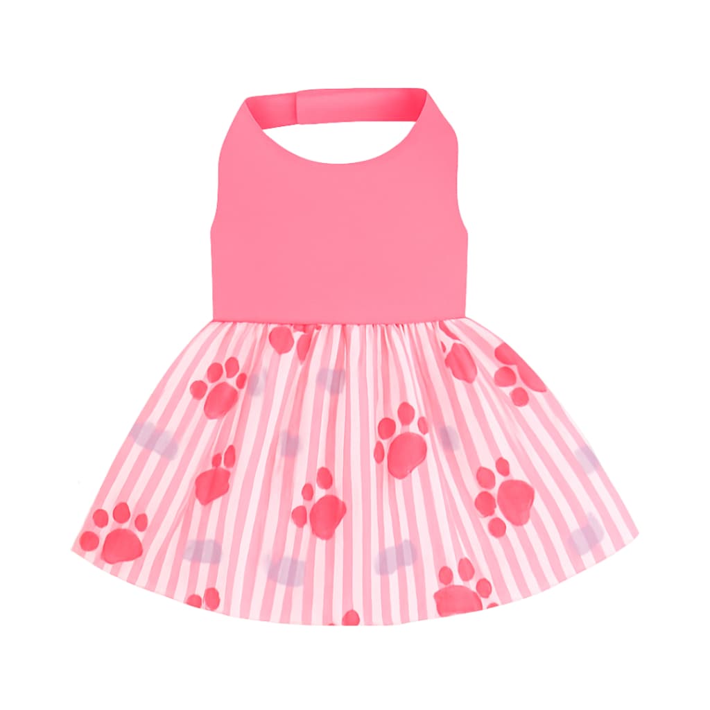 Roupinha vestido para cachorro gato verão e primavera porte pequeno