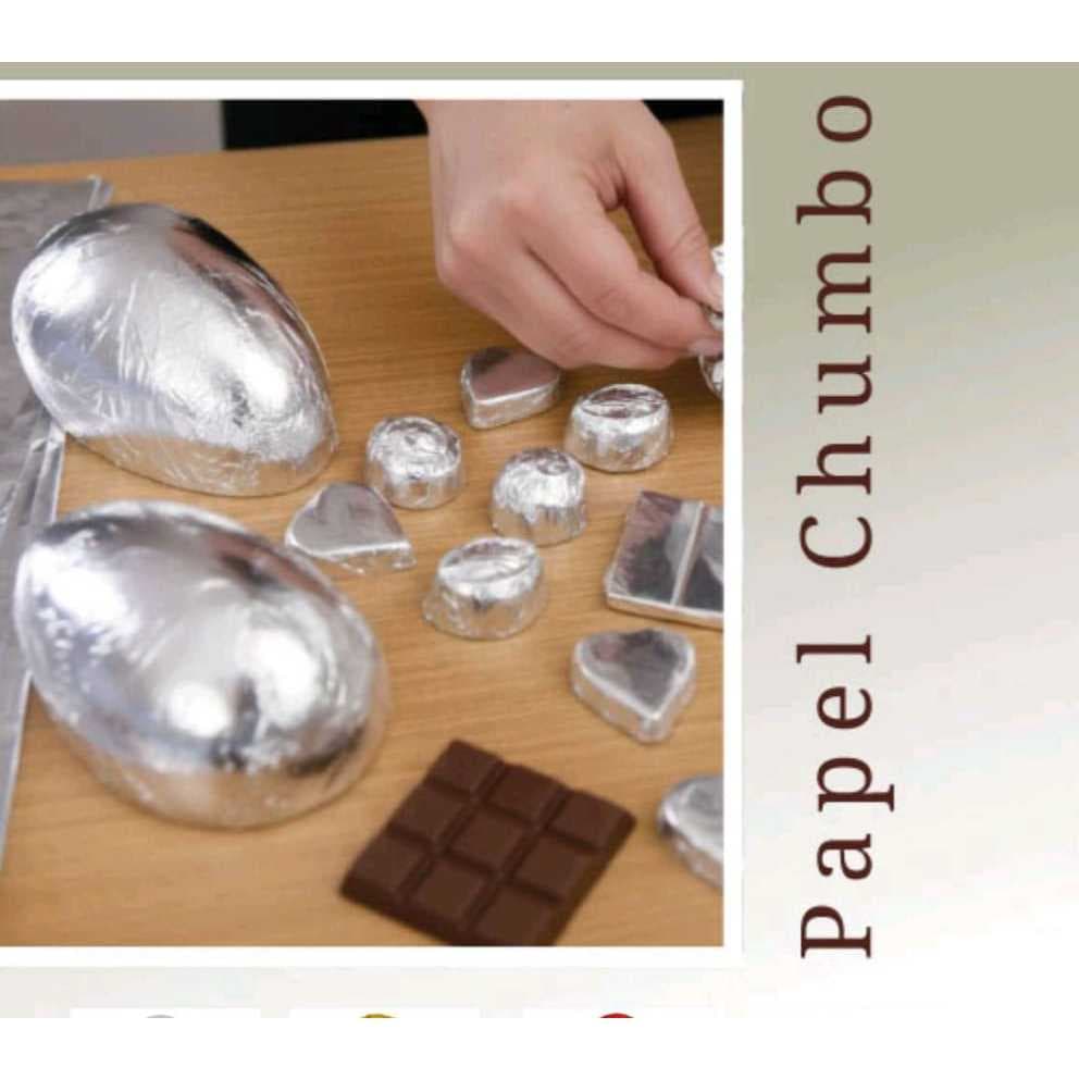 Papel Chumbo para embalar chocolate 100 unidades
