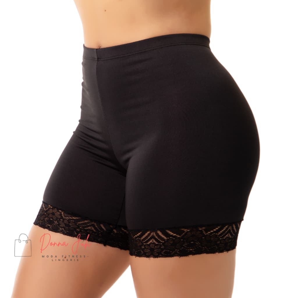 Shortinho Segurança Anágua Renda Feminino Microfibra M G GG Cores Com Forro 100% Algodão