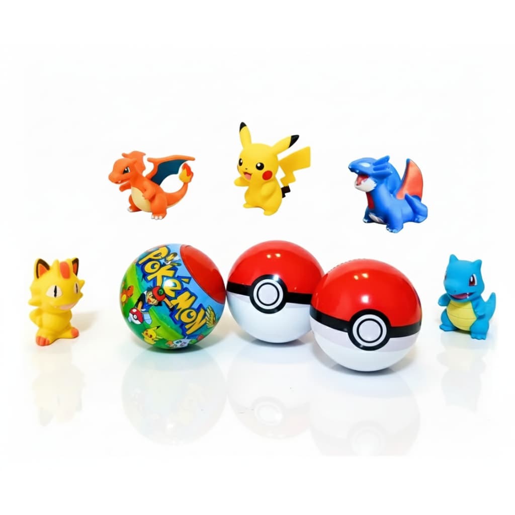 20 POKEBOLA  Pokémon go  Encapsulado Envelopadas 5,5cm Com 1 Sortido Em Cada Pokémon Lembrancinhas
