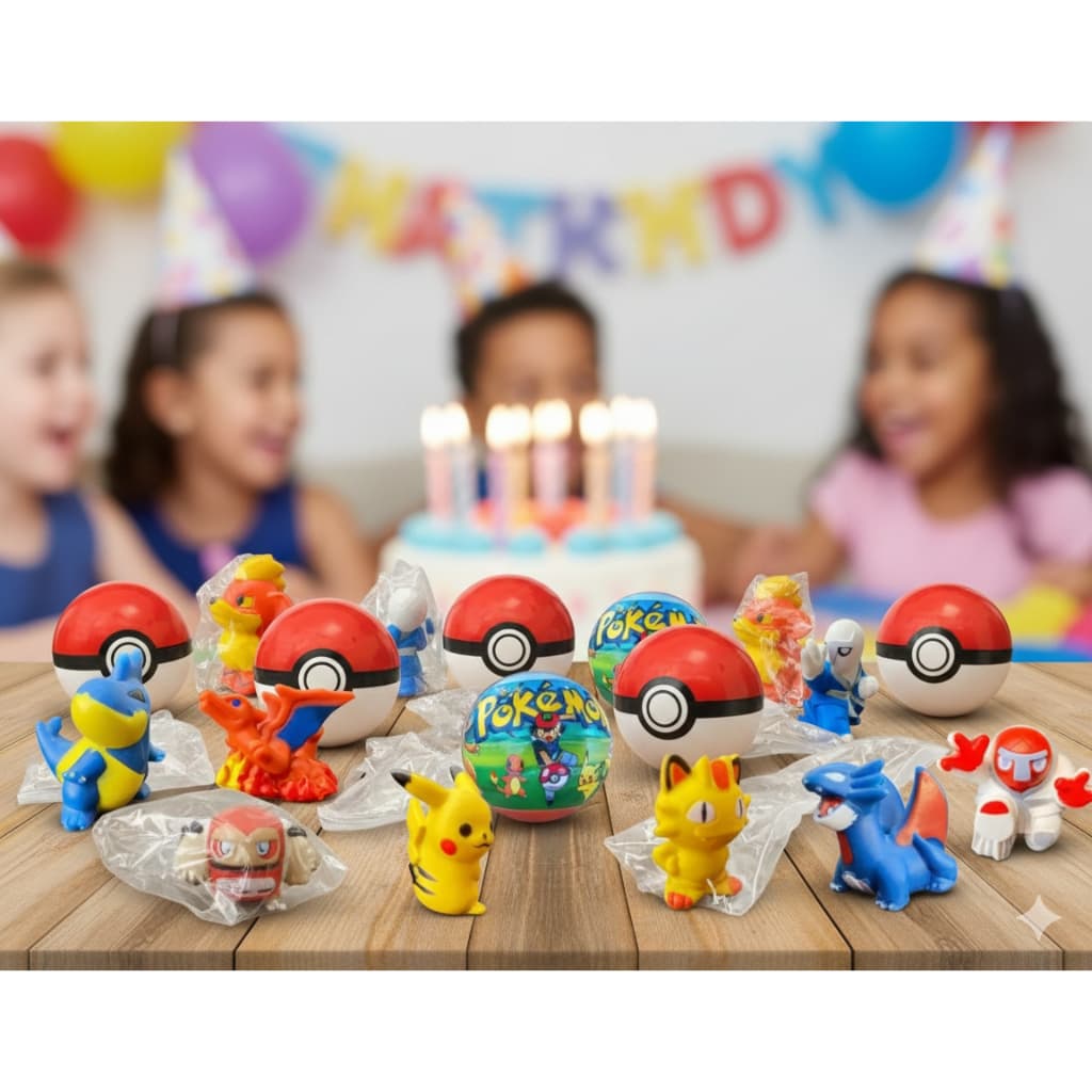 KIT 10 POKEBOLA POKÉMON GO  lacrada encapsulada envelopadas 2,5 polegadas 5,5 CM Lembrancinha Festa Aniversario Capsula