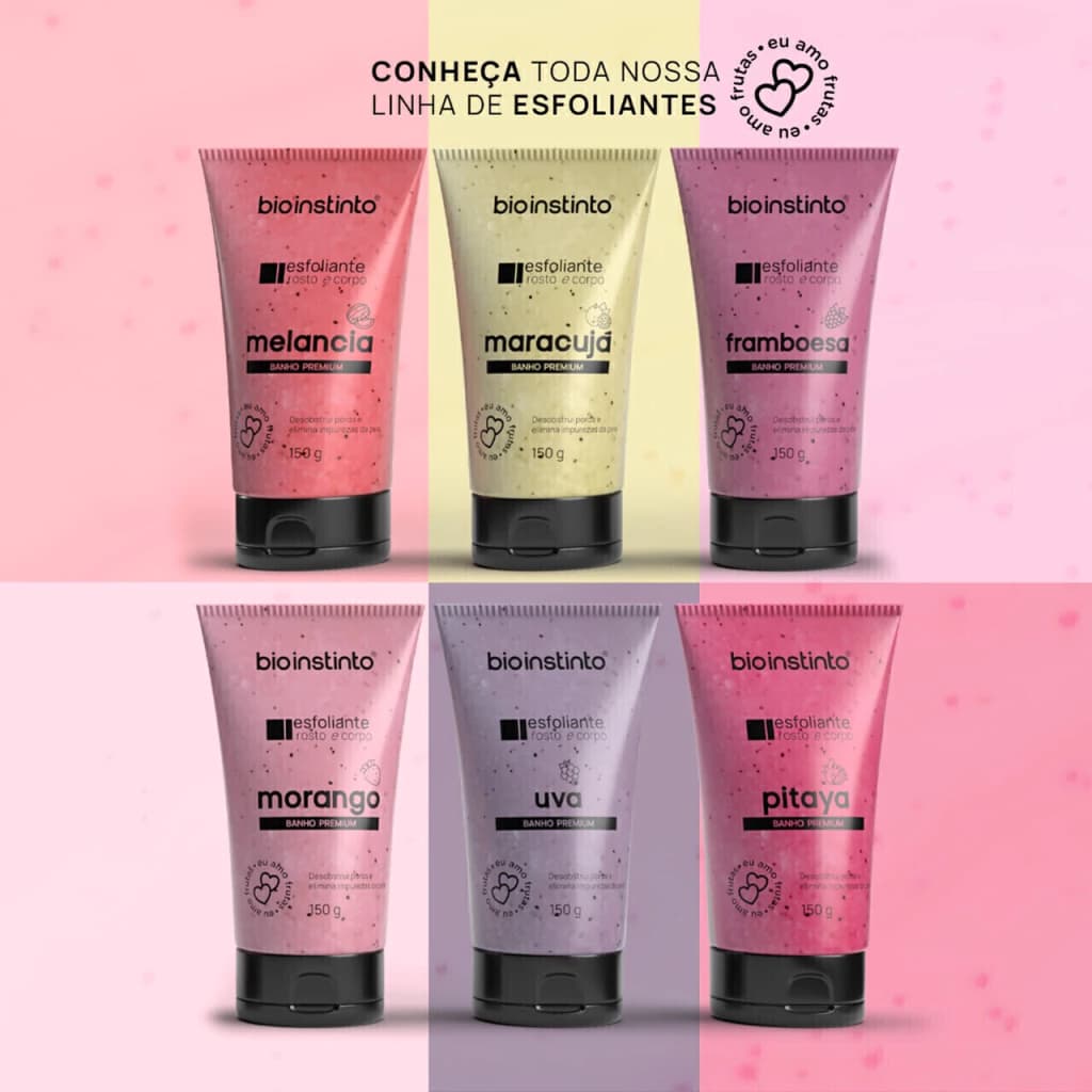 ESFOLIANTE ROSTO E CORPO - LEVE MAIS POR MENOS NO KIT - BIO INSTINTO
