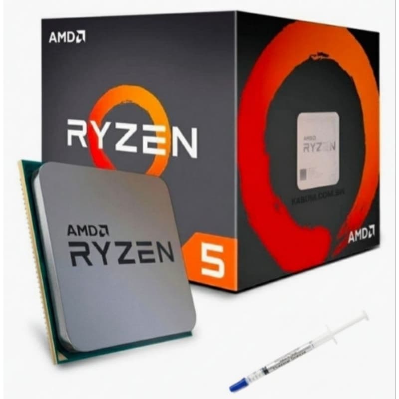 PROCESSADOR RYZEN 5 RYZEN 7 1600x 2600 2600x 3400G 3500x 3600 2700 3700x OEM AMD COM PASTA TÉRMICA 1G.