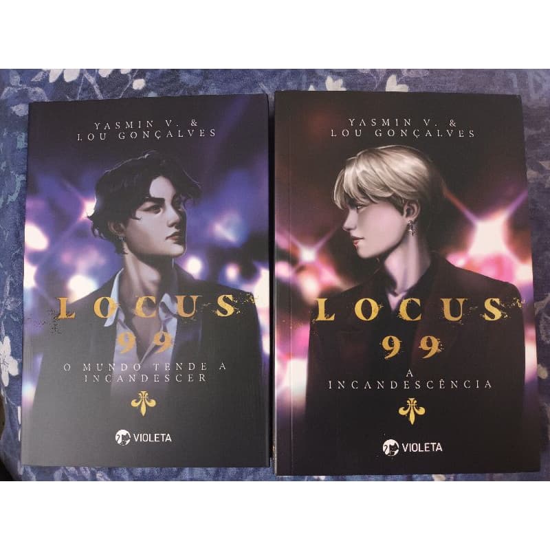 Livros: Locus 99 (volume 1 e 2) - Yasmin V. & Lou Gonçalves