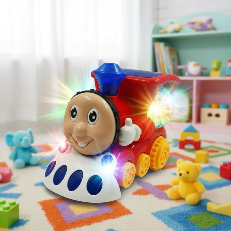 Brinquedo Infantil Interativo Educativo Trem Thomas com Luz e Som, Trilhos e Acessórios PARA MENINA MENINO