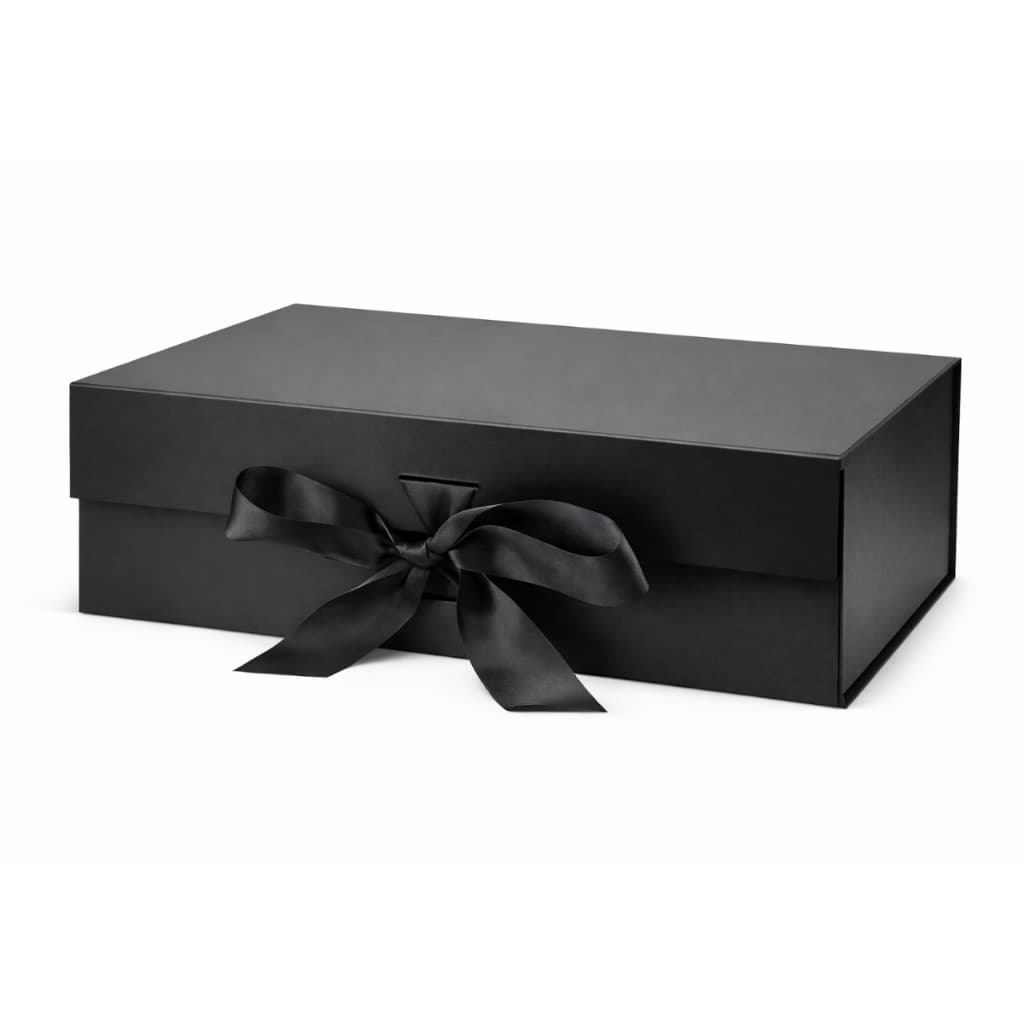 Caixa Presente Dobravél Rígida de Papel com Imã e Cetim Cores á escolher