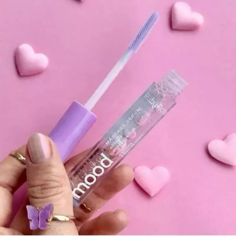Máscara Sérum Ruby Rose para Cílios e Sobrancelhas – Efeito Natural e Hidratante