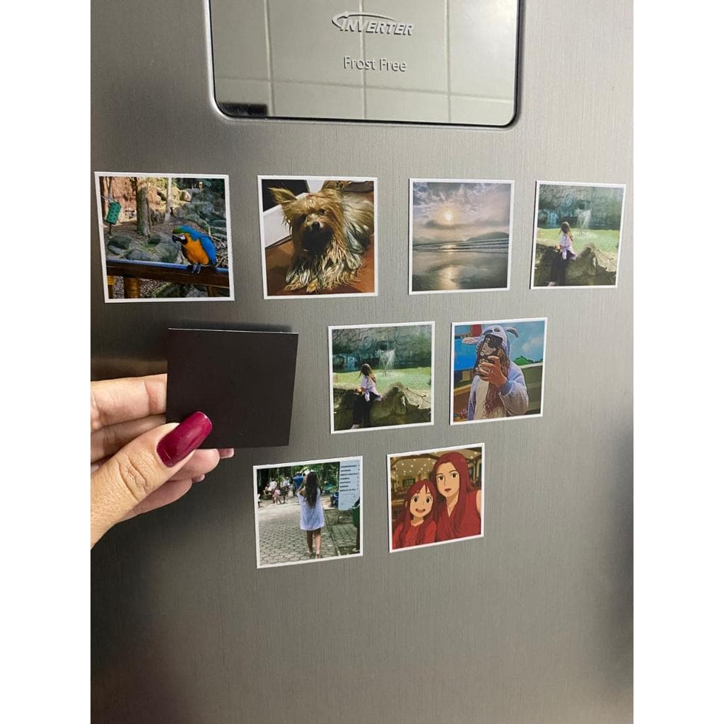 Fotos Imãs - Proteção Uv. Não desbota 5cm - Fotos para vida toda alta resolução - envio rápido