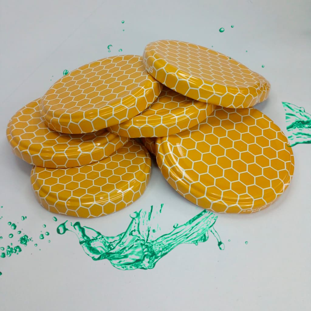 Tampa Metalica 74mm para Vidro de Conservas em Geral-kit 10 peças